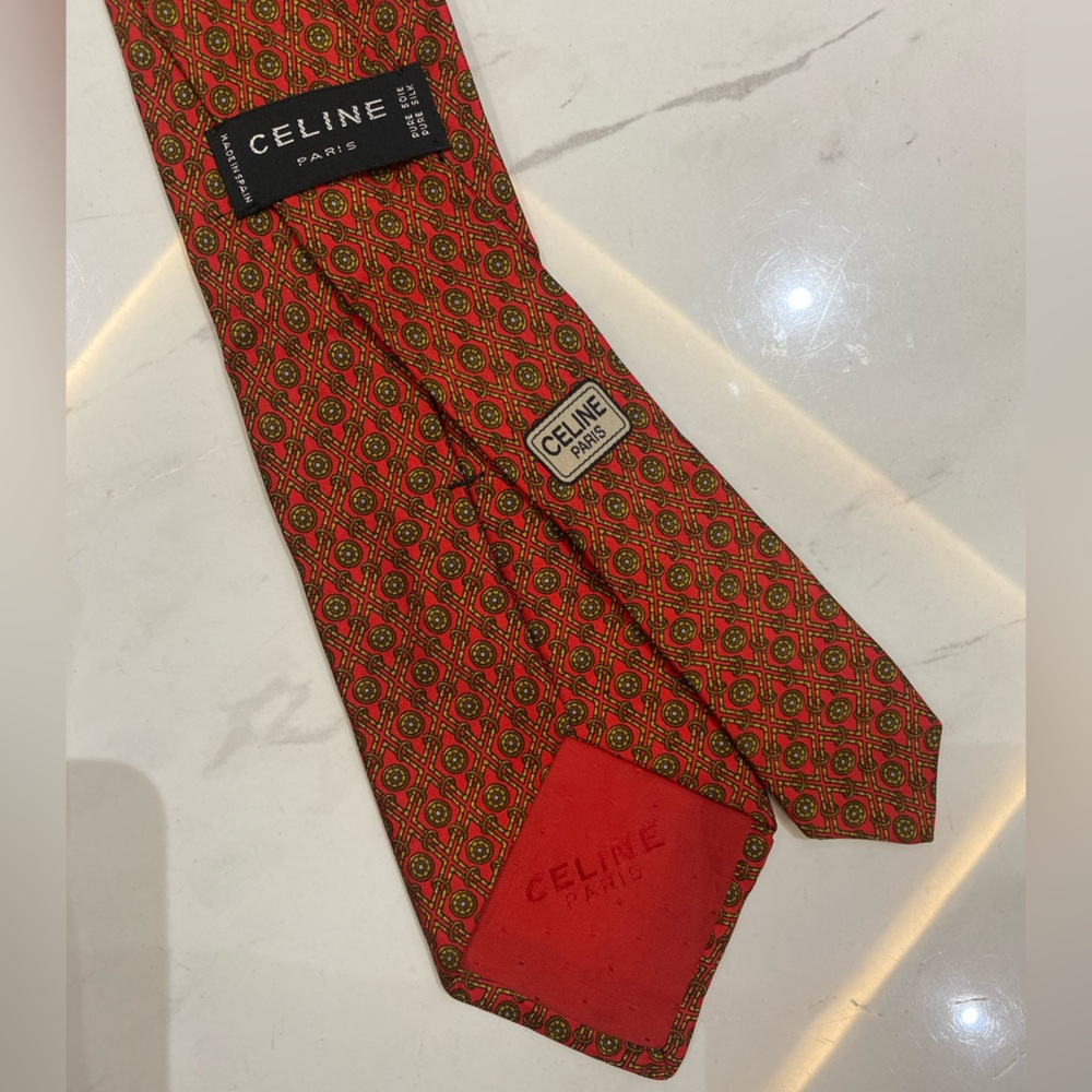CELINE SILK TIE - Picture 3 of 3
